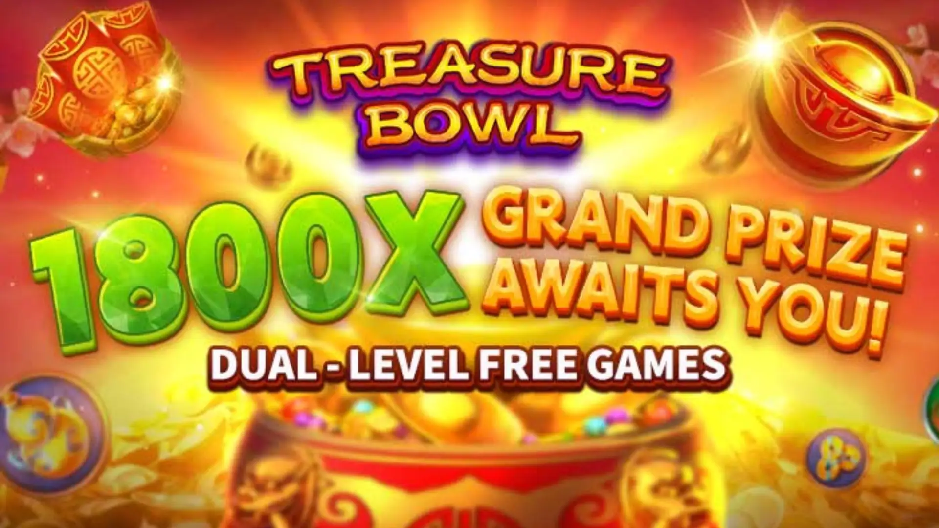 Multiplicadores Treasure Bowl 992bet - 7777x Máximo com Tigela Dourada